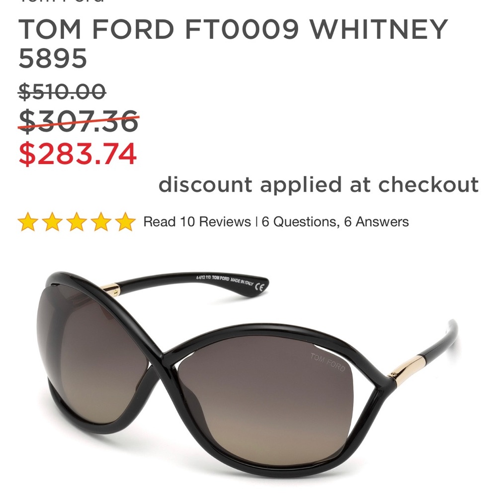 Tom Ford polarized sunglasses